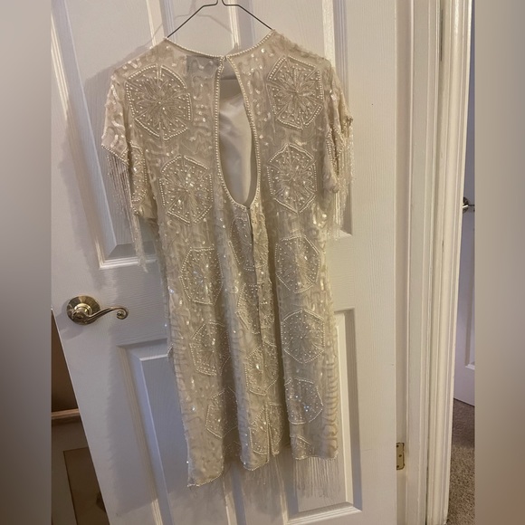 Beaded White Dress - Picture 10 of 10